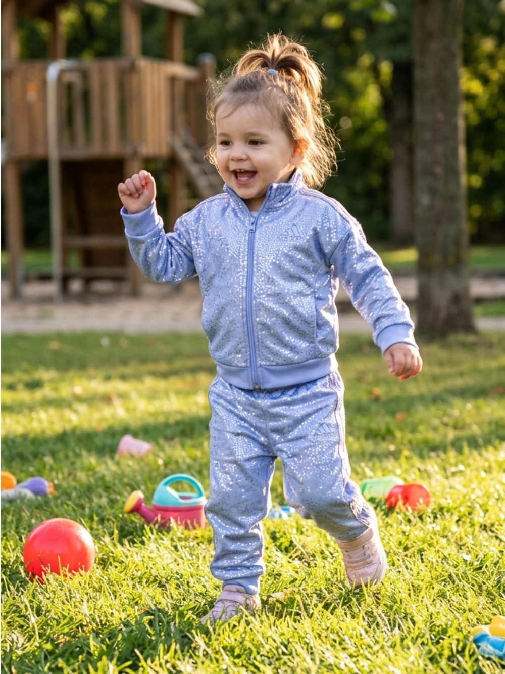 🌸5/$50🌸 Adidas Toddler Girls Blue Tracksuit Set